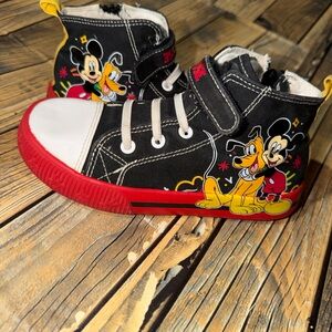 Disney Kids Sneakers - Black, Red, and White